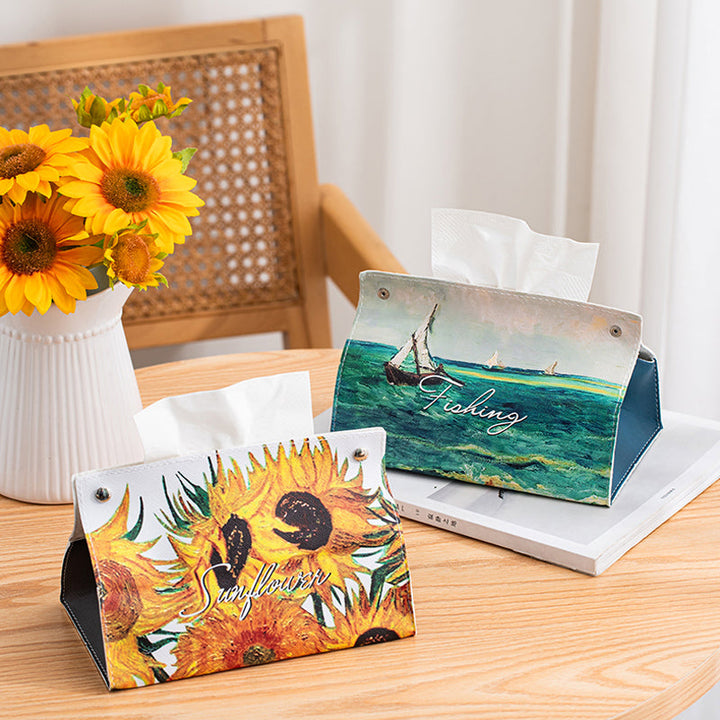 BowLift | Oil Painting Pastoral Style Paper Box