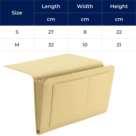 Essentials Within Reach – Thick Felt Durable Material – Save Space Stay Organised & Enjoy Nighttime Comfort Bowlift