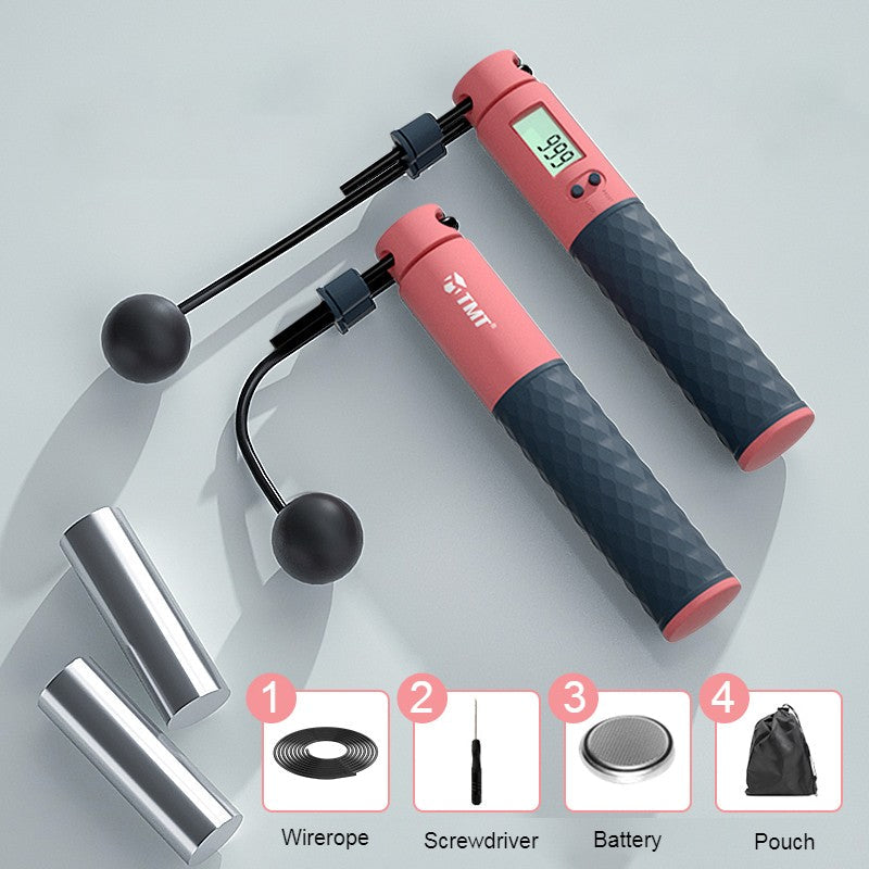 BowLift | 2-in-1 Weighted Smart Digital Jump Rope with Dual-rope Configuration, for Easy Full-body Workout