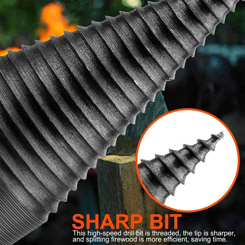 BowLift | Hex Screw Shaft Firewood Drill