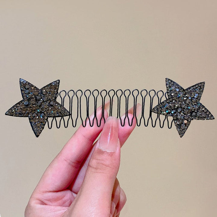 Rhinestone Star Hair Comb Set (5 pieces) | Bowlift