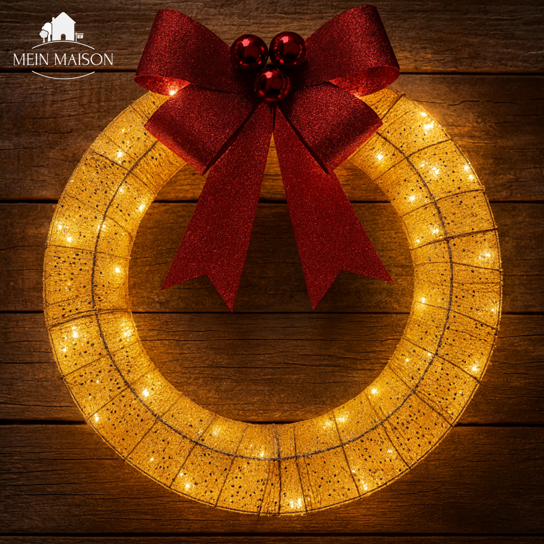 BowLift | Glorina Wreath – Glowing Christmas Magic for Indoor and Outdoor