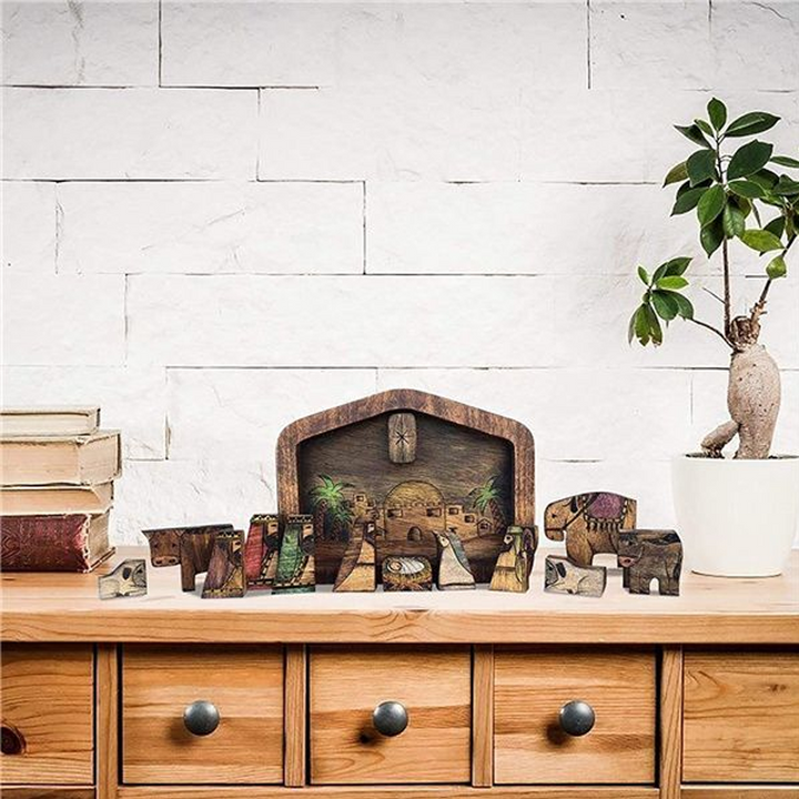 Wooden puzzle set by JéSus | Bowlift