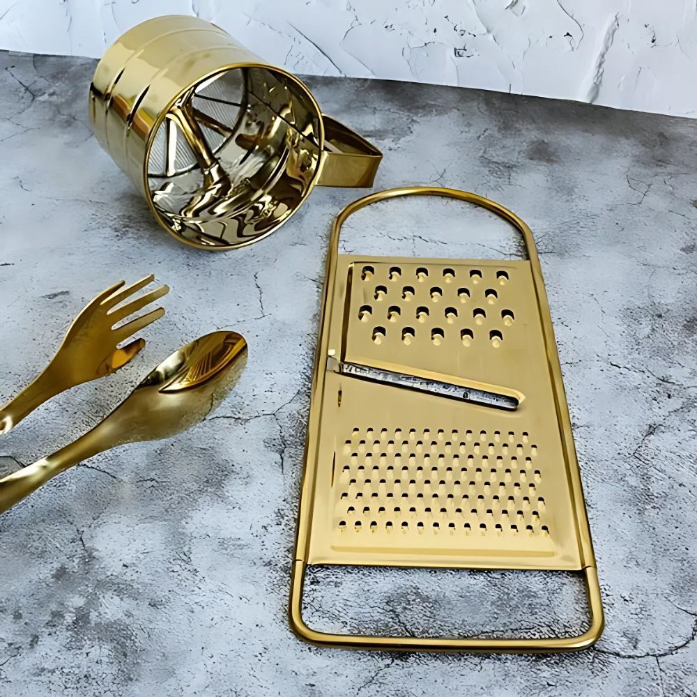 BowLift | Golden Stainless Steel Grater