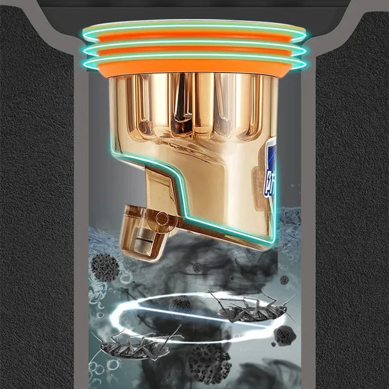 Universal double deodorant floor drain core | Bowlift