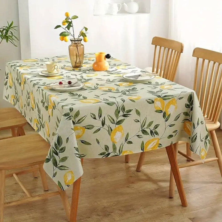 BowLift | LemonLeaf – waterproof tablecloth