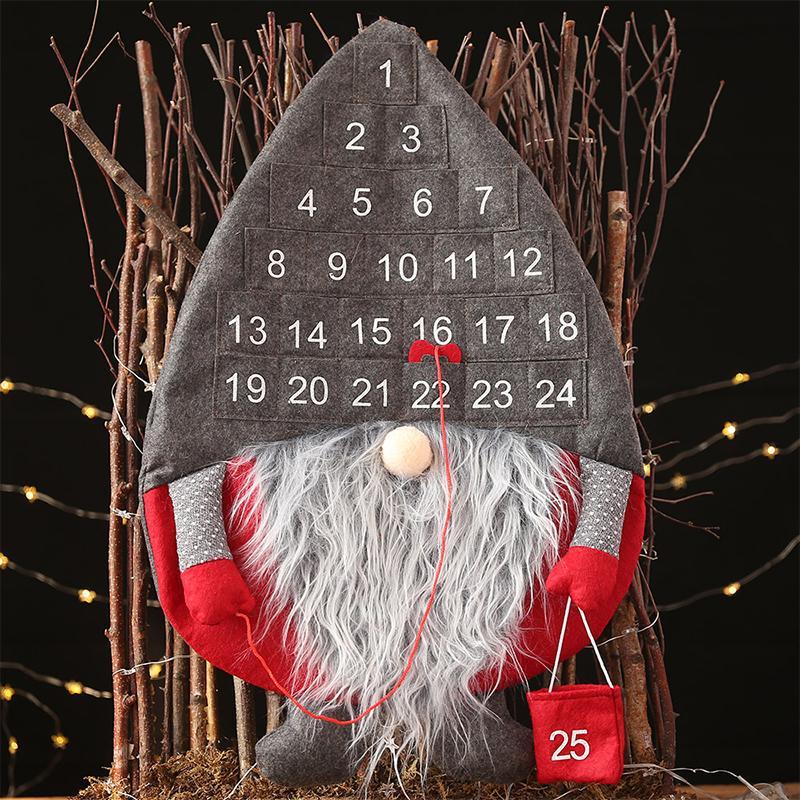 Countdown To Christmas Santa Pendant Advent Calendar | Bowlift