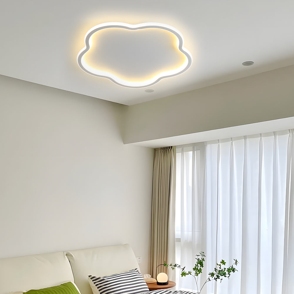 Nordic ceiling light in pentagram design – aluminum ceiling lamp for bedroom | Bowlift
