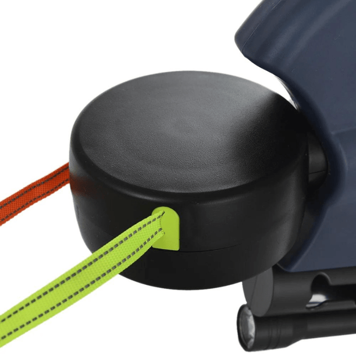 BowLift | Duoglow Double Dog Leash with LED Light, 360° Rotating Hinge, 66 lbs Capacity