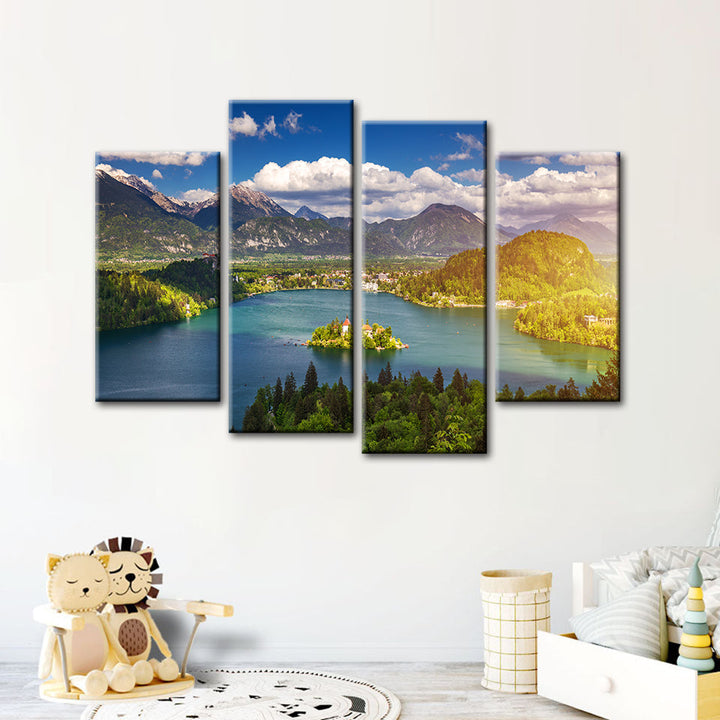 Peace Of The Land 4 Piece - Canvas Wall Art Painting | Bowlift