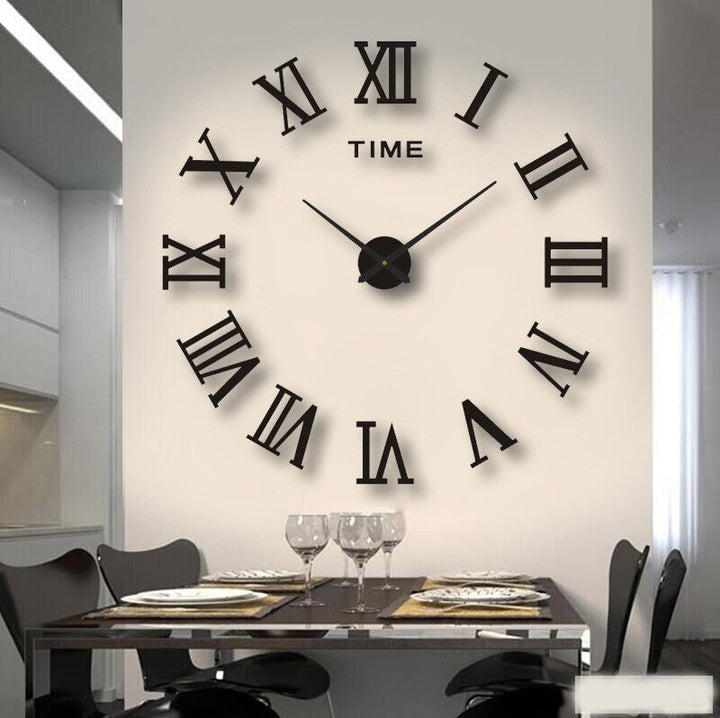 BowLift | Wall Clock Large Modern Home Decor Style