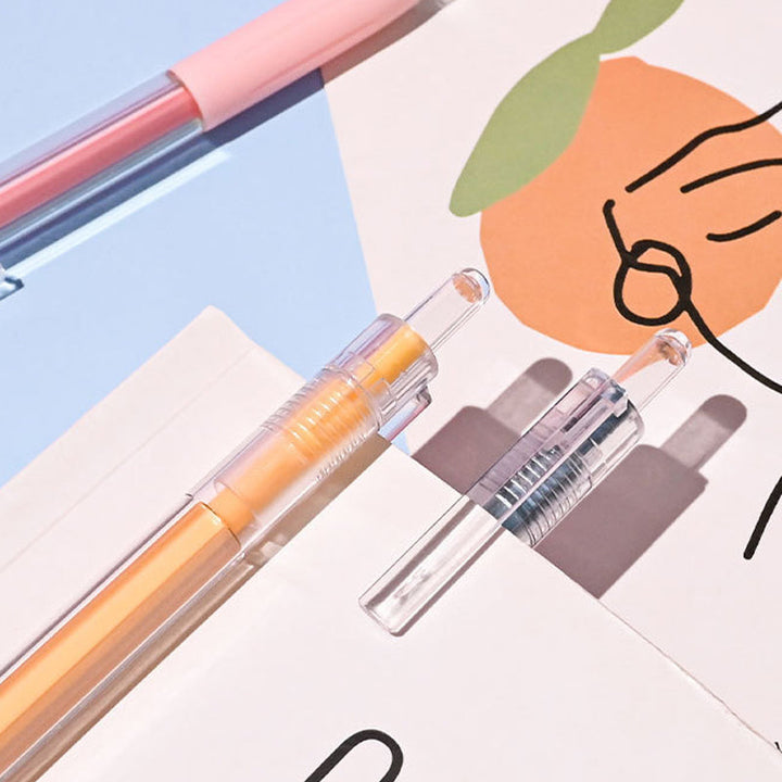 BowLift | Morandi Cartoon Pattern Student Universal Knife Pen