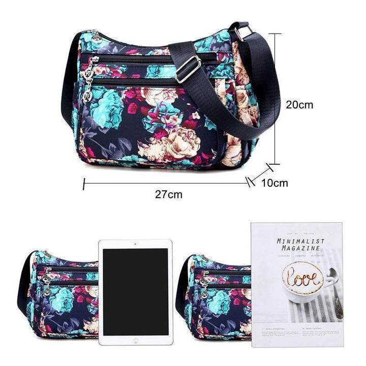 BowLift | Floral Large Capacity Shoulder Bag