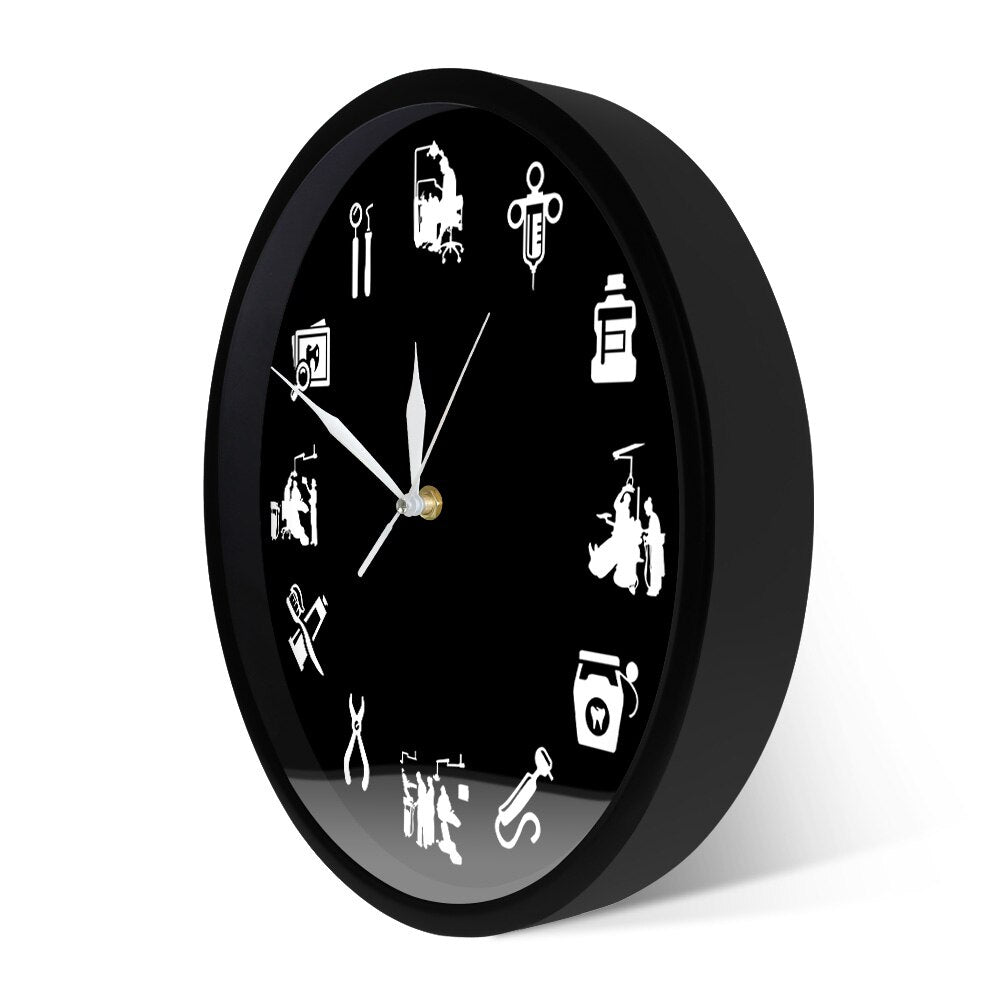 BowLift | Stylish Dental - Design Wall Clock for a Modern Interior