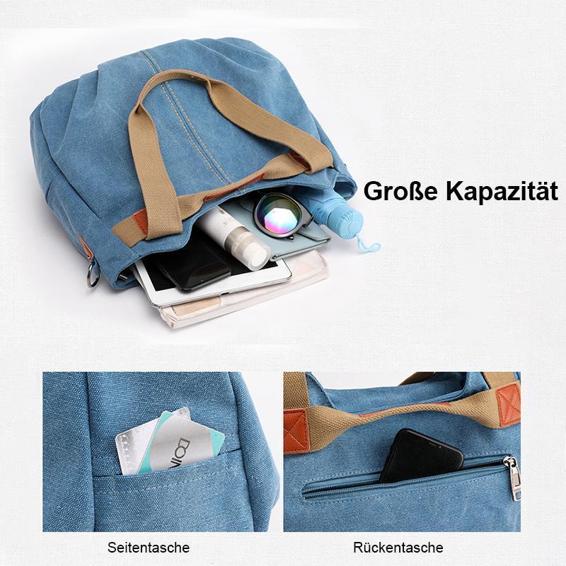 Sailcloth shoulder bag with large capacity | Bowlift