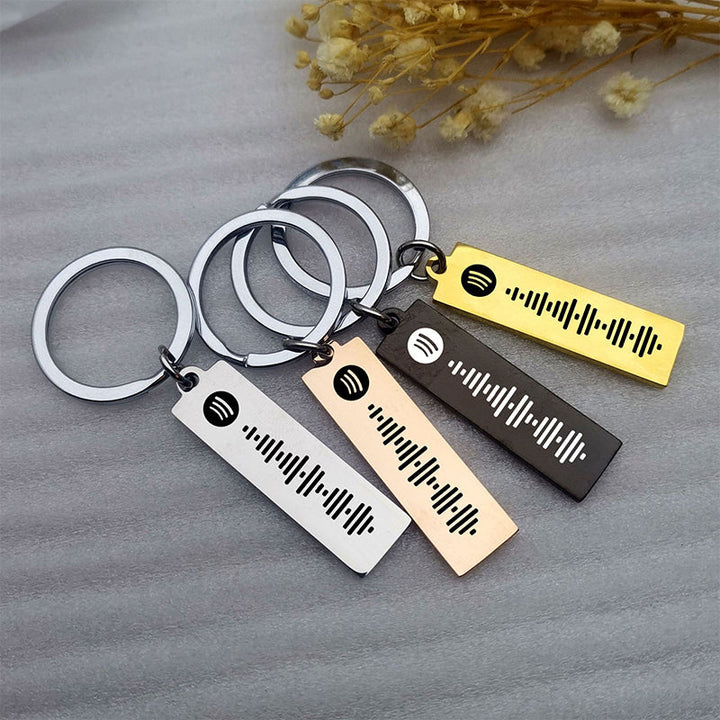 BowLift | Music Code Plaque Keychain