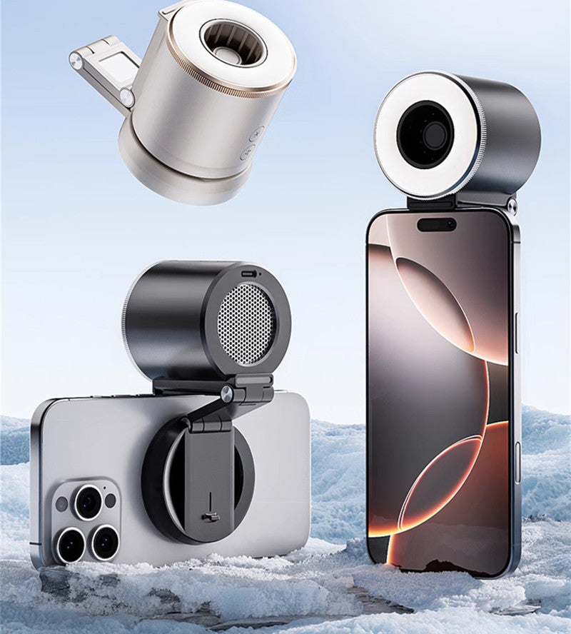 500mAh Magnetic Foldable Phone Stand Fan | Bowlift