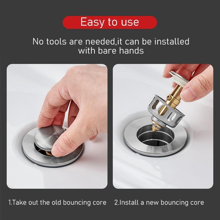 Universal Stainless Steel Pop-up Drain Filter | Bowlift