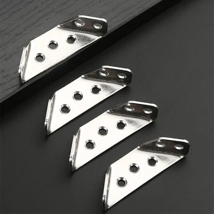 BowLift | Universal Stainless Steel Furniture Corner Connectors (10 pieces)