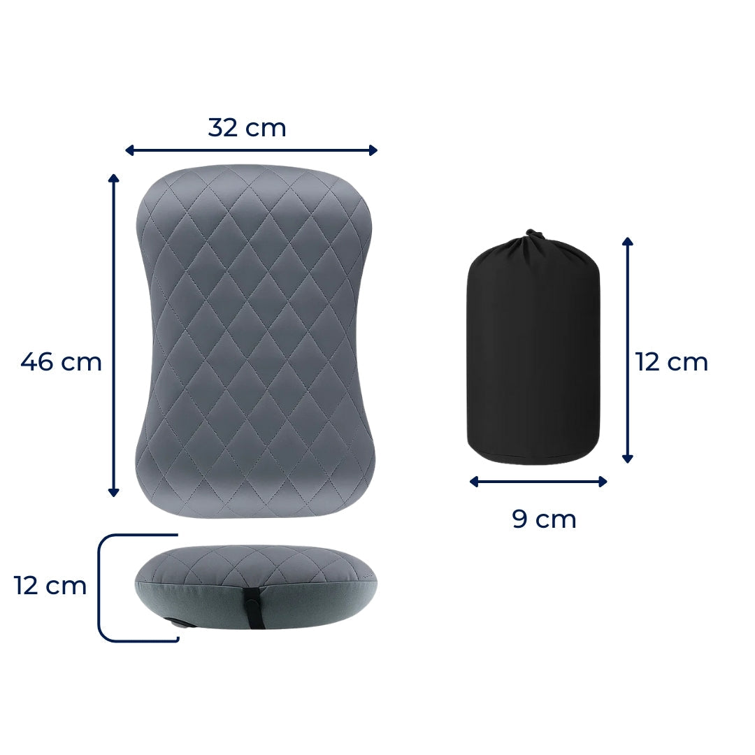 Ergonomic Neck Support – Inflatable & Lightweight – Eases Neck Pain – Compact for Flights & Train Bowlift