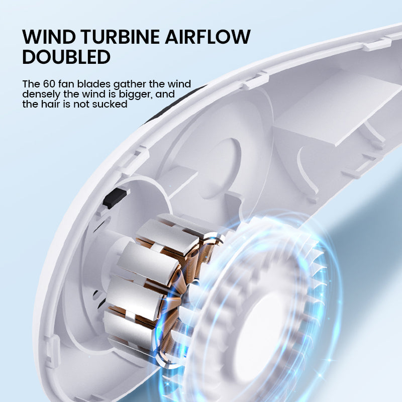 Rechargeable Bladeless Portable Neck Fan | Bowlift
