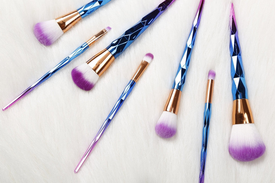 Rainbow Unicorn Brushes - 7 Piece Set | Bowlift