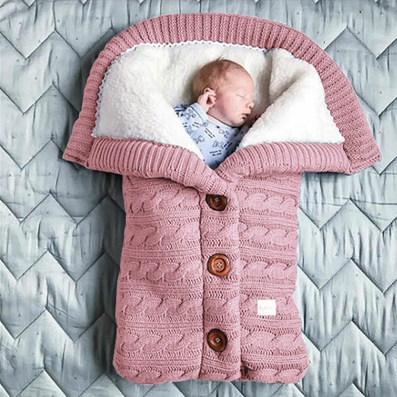 BowLift | Baby Knit Sleeping Bag with Hood – Soft, Padded Baby Sleeping Bag