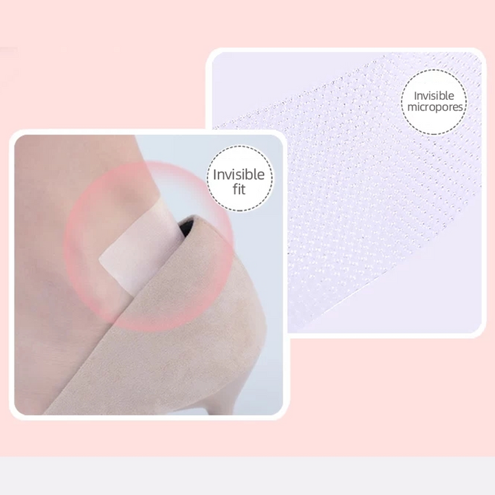 BowLift | Invisible breathable protective heel pads, 1 roll, 5M