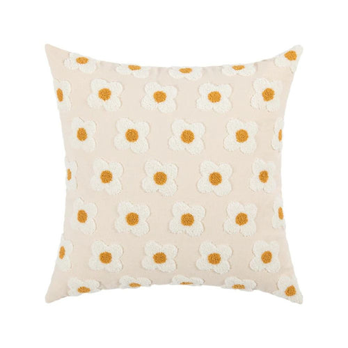 BowLift | Lustrous Floral Embroidered Cushion Cover