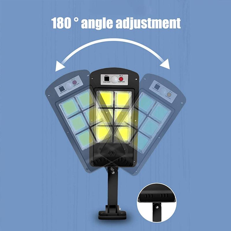 BowLift | 200W Outdoor Solar LED Lamp with Remote Control, Motion and Twilight Sensor