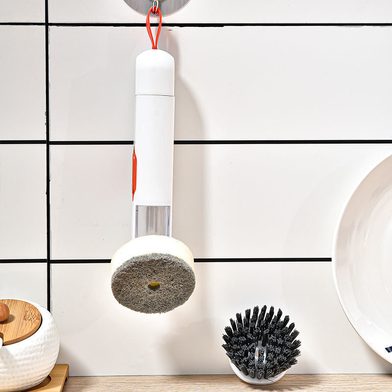 Multi-functional Long-handle Liquid-filled Cleaning Brush | Bowlift