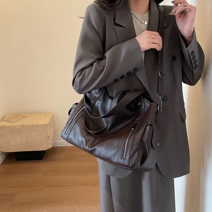 BowLift | Women’s Classic Multi-Compartment Shoulder Bag – Alma