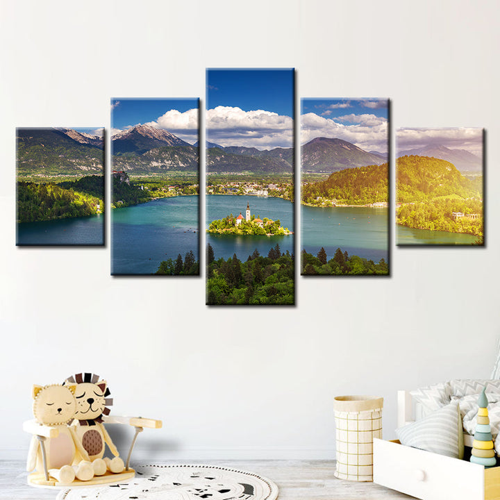 Peace Of The Land 5 Piece - Canvas Wall Art Painting | Bowlift