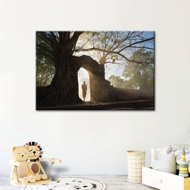 Under The Arch - Canvas Wall Art Painting | Bowlift