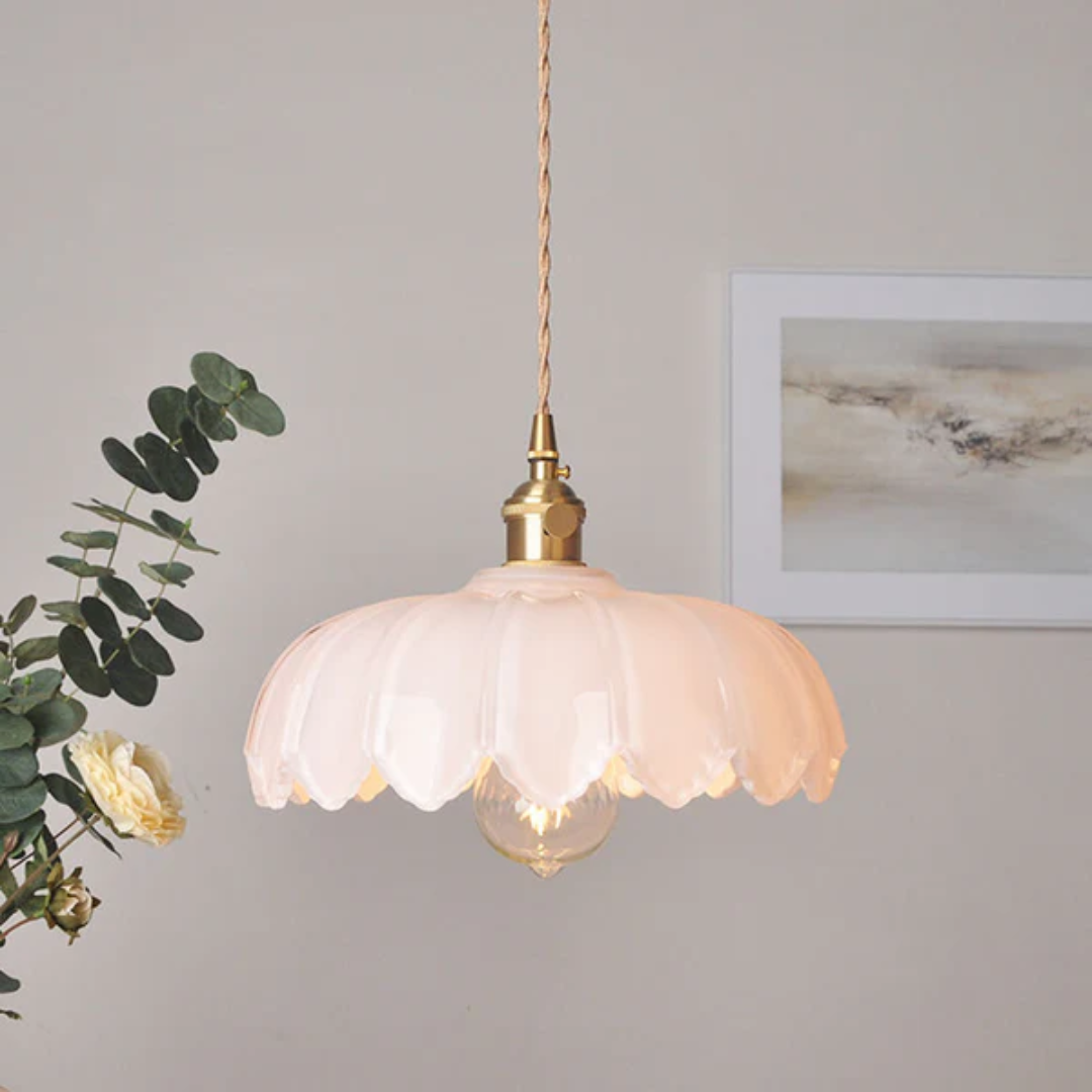 BowLift | Vintage Glass Hanging Lamp