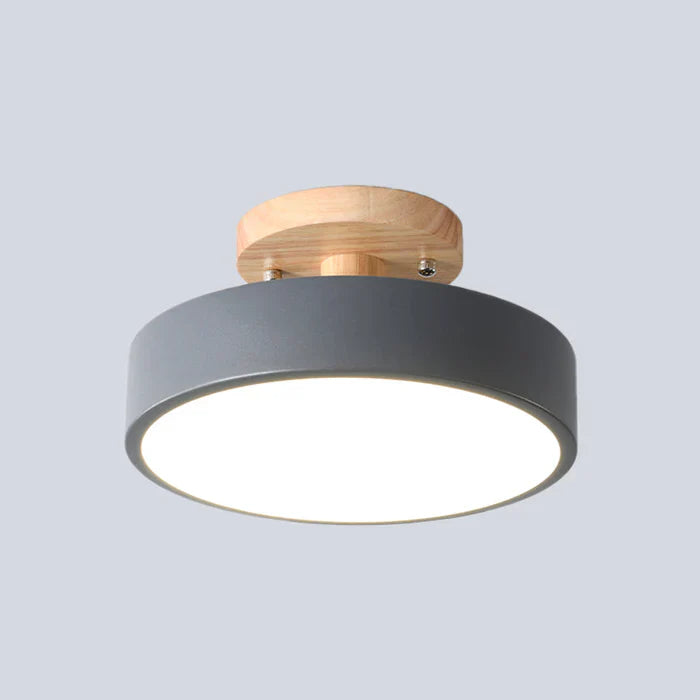 Scandinavian LED Ceiling Lamp - NordWood | Bowlift