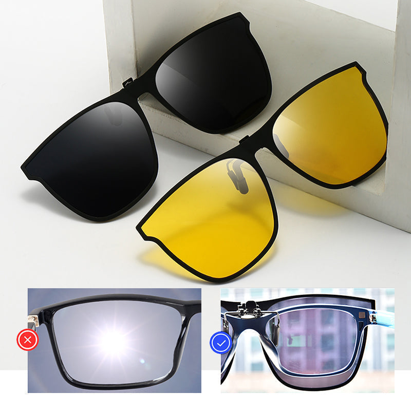 BowLift | New polarized clip-on folding sunglasses