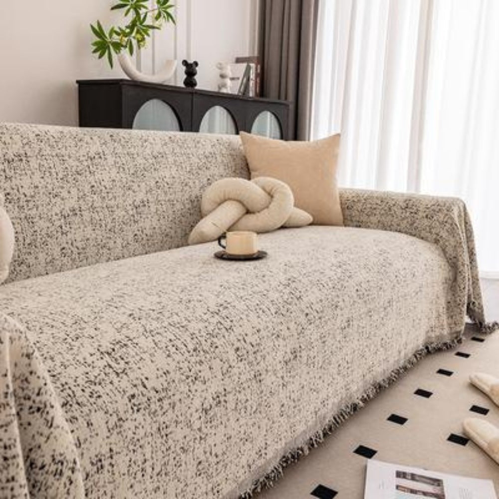 BowLift | Speckled Pattern Chenille Sofa Cover
