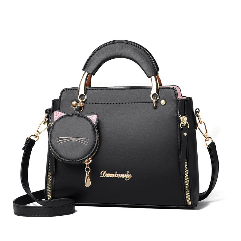 BowLift | Versatile bag for women with cute kitten organizer