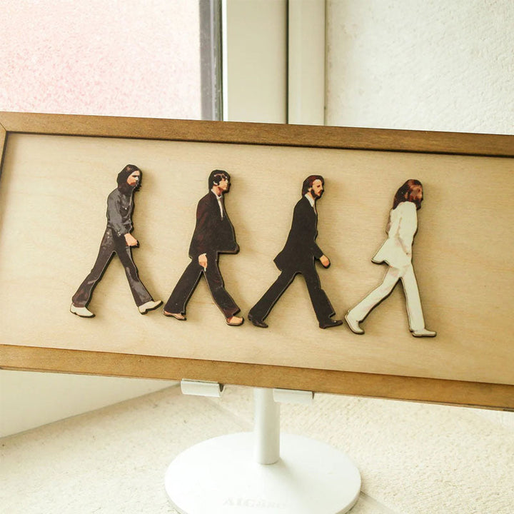 BowLift | The Beatles framed Abbey Road portrait
