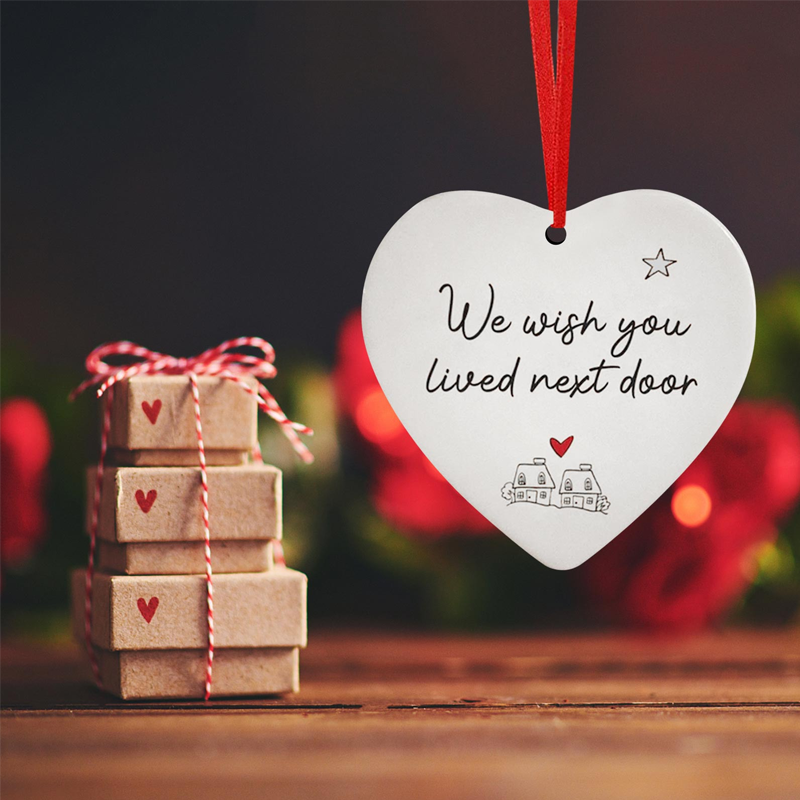 BowLift | Christmas Heart Hanging Ornament
