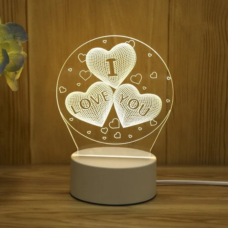 3D Night Light Usb Bowlift