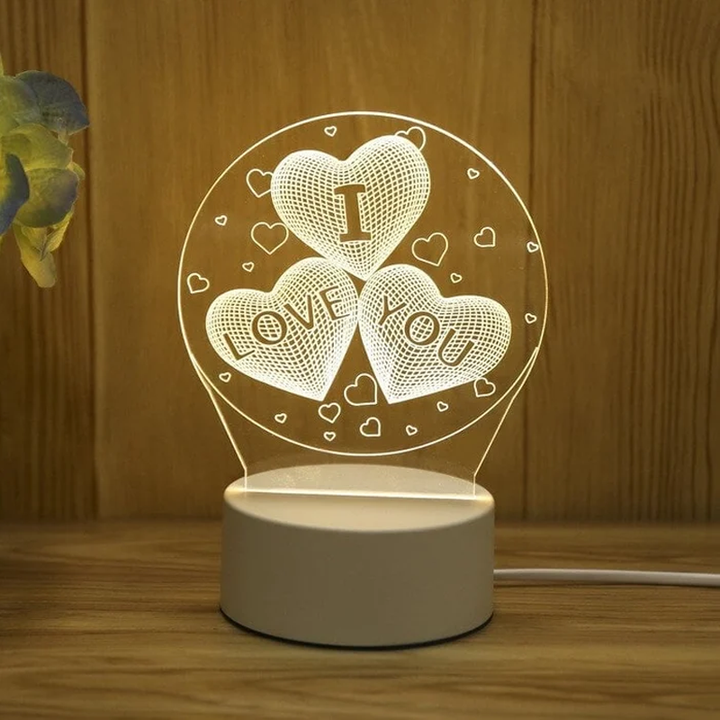 3D Night Light Usb Bowlift