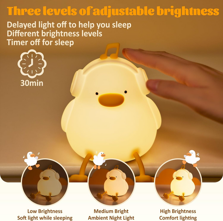 Enten-Nightlight | Charming Nightstand Light | Bowlift