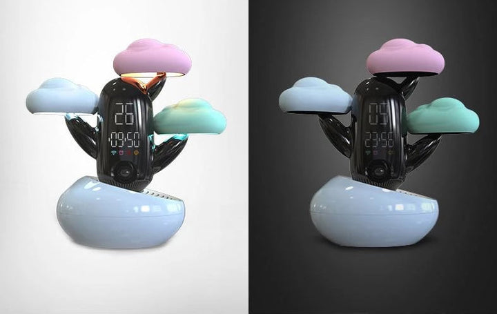 Cakty - LED Weather & Clock Bedside Buddy | Bowlift