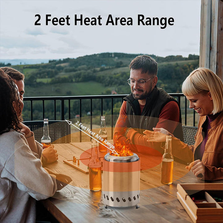 BowLift | Portable Smokeless Tabletop Firepit