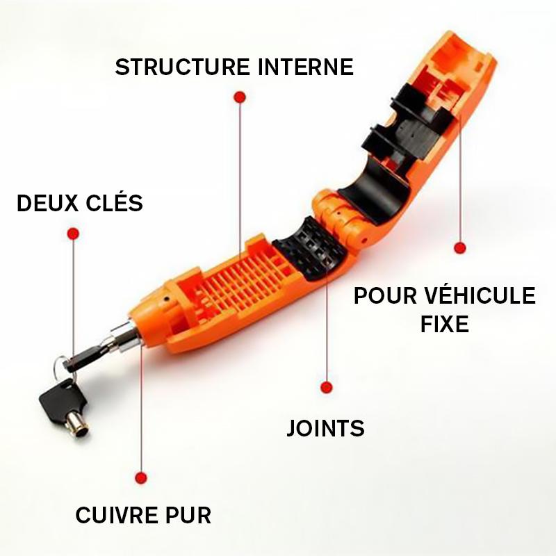 Universal anti-theft lock for motorcycle scooter handle grip | Bowlift
