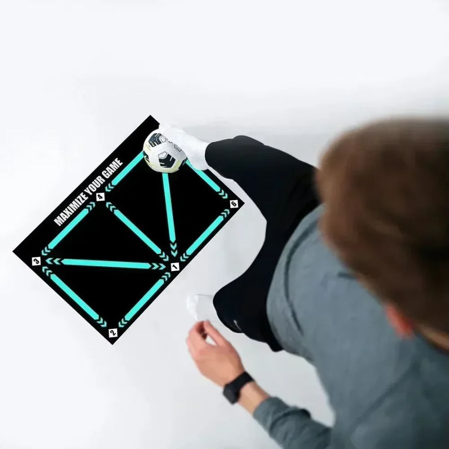 BowLift | Football Pro Training Mat | Anti-Slip, 2x2m Size  for Skill Enhancement and Home Training