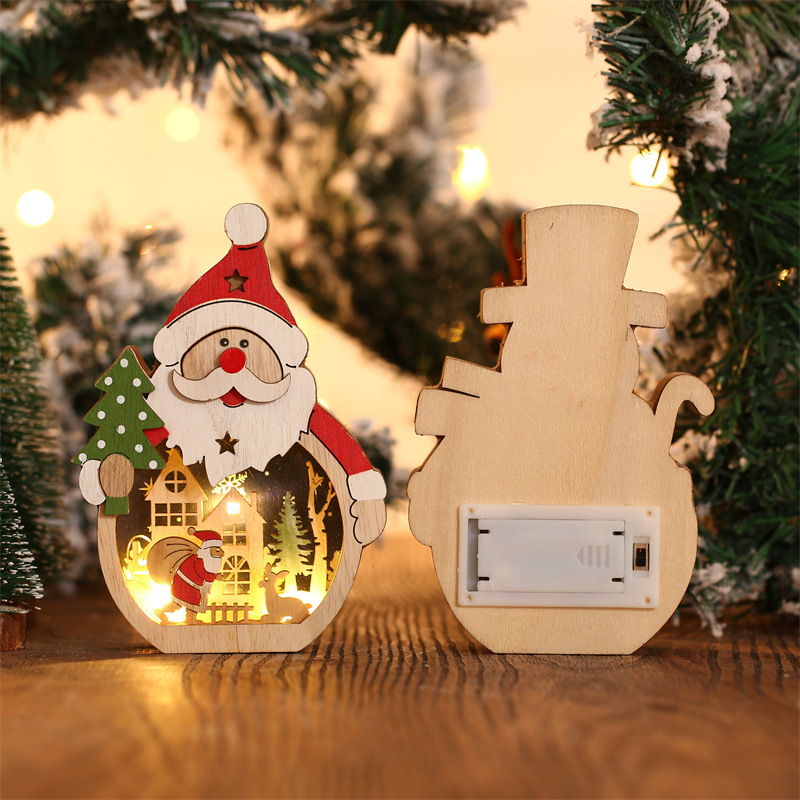 BowLift | LED Christmas Wooden Ornaments Lighting