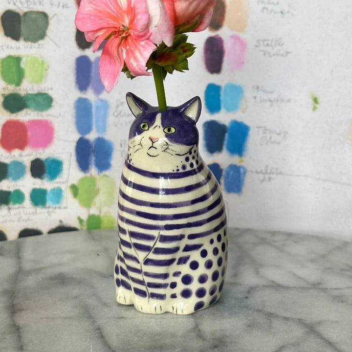 BowLift | Polka Dot Cat Vase